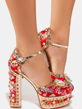 AZALEA WANG Adaline Platform Heel